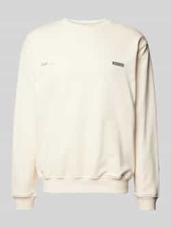WOODBIRD Sweatshirt met labelprint model 'CANE'
