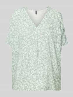 Vero Moda Loose fit blouseshirt van viscose met V-hals model 'EASY'
