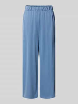 MbyM Wide leg stoffen broek met verkort model 'Anjelica'