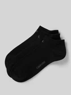 CK Calvin Klein Sneakersokken met labeldetail in een set van 3 paar