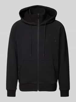 BOSS Green Sweatjack met labelprint model 'Snuggel'