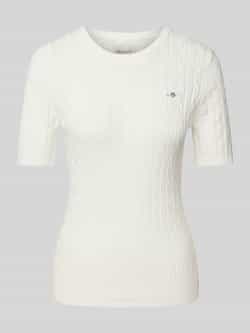 Gant T-shirt in tricotlook
