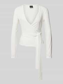 Gina Tricot Shirt met lange mouwen in wikkellook