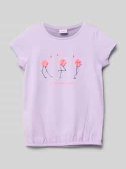 S.Oliver RED LABEL Junior Shirt met ronde hals met frontprint