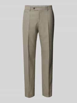 Boss Regular fit pantalon met persplooien
