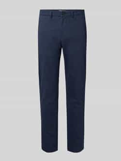 Selected Homme Slim fit stoffen broek in fijn gestructureerd design model 'MILES'