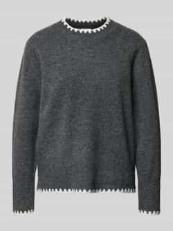 Vila Gebreide pullover met raglanmouwen en ronde hals