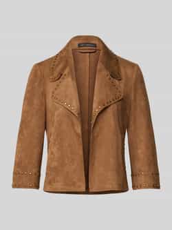 Betty Barclay Blazer in leerlook met studs