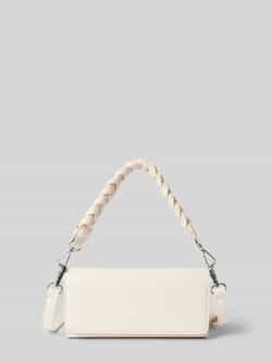 Seidenfelt Handtas met labeldetail model 'MELBU'