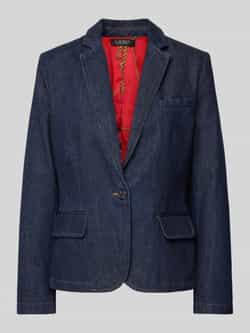 Lauren Ralph Lauren Jeansblazer met klepzakken model 'YASINE'