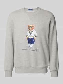 Polo Ralph Lauren Longsleeve Sweatshirt men Hoodies & Sweaters grijs Maat L Kleding