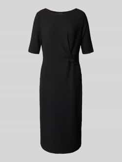 S.Oliver BLACK LABEL Slim fit kokerjurk met knoopdetail