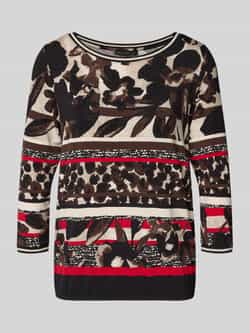 Betty Barclay T-shirt in all-over look met 3 4-mouwen