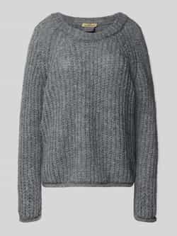 Smith and Soul Gebreide pullover met ronde hals en rolzoom
