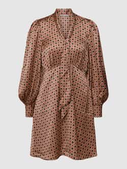 Jake*s Collection Knielange jurk met strik