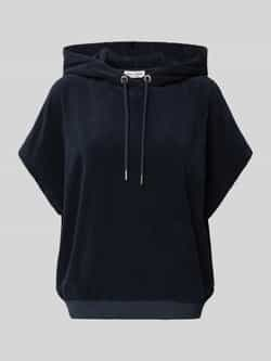 Marc O'Polo Regelmatige korte mouwen hoodie Blue Dames