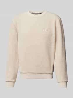 Boss Sweatshirt met labeldetail model 'Contem'