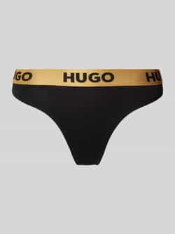 HUGO String met elastische band met logo