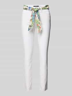 Marc Cain Jeans met stoffen riem