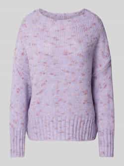 Rich & Royal Gebreide pullover met ronde hals