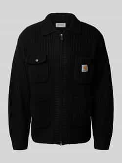 Carhartt Work In Progress Gebreid jack met tweewegritssluiting