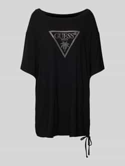 Guess Oversized T-shirt met strass-steentjes
