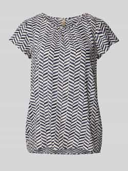 Soyaconcept Slim fit blouseshirt met ronde hals model 'SELIA'
