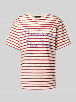 Weekend Max Mara T-shirt met labelstitching model 'OLGA'