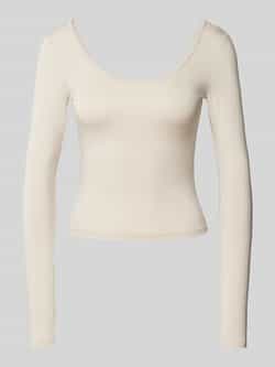 Gina Tricot Shirt met lange mouwen met diep rugdecolleté