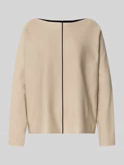 S.Oliver BLACK LABEL Comfort fit gebreide pullover met een anderskleurige achterkant