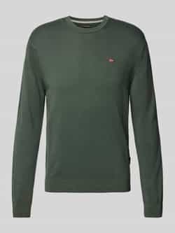 Napapijri Groene Trui met Lange Mouwen en Geborduurd Logo Green Heren