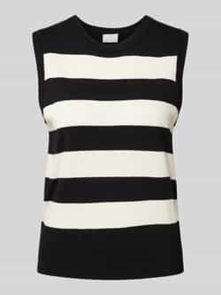 Kaffe Gebreide pullover met ribboorden model 'mala'