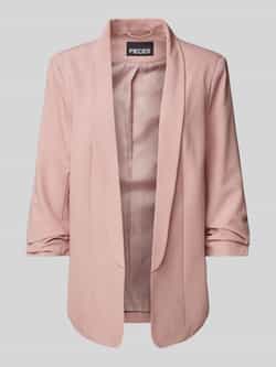 Pieces Regular fit lange blazer met viscose model 'BOSELLA'