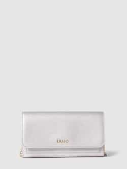 Liu Jo White Clutch met labelapplicatie model 'CALIWEN'