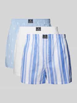 Polo Ralph Lauren Underwear Boxershort met elastische logoband in een set van 3 stuks