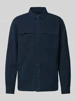 Barbour Regular fit overshirt met platte kraag model 'CASTLEBAY'