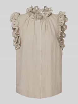 Copenhagen Muse Linnen blouse in mouwloos design model 'NATULI'