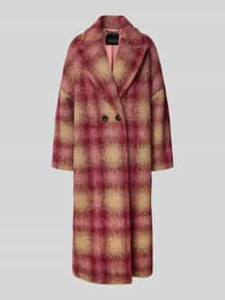 Marc Cain Oversized lange jas met scheerwol