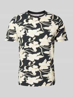 Lindbergh T-shirt met all-over motief model 'desert flower'