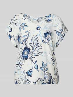 S.Oliver RED LABEL T-shirt met afgeronde V-hals