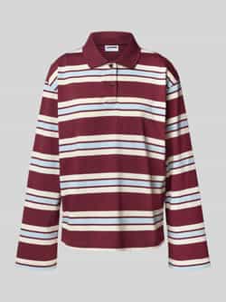 Noisy May Shirt met lange mouwen en korte knoopsluiting model 'AURA'