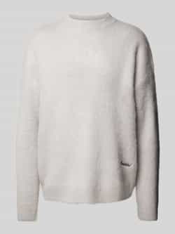 PROHIBITED Gebreide pullover met labelstitching model 'Woolwich'
