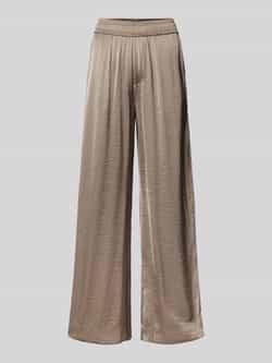 MbyM Wide leg stoffen broek in kreuklook model 'Asaka'