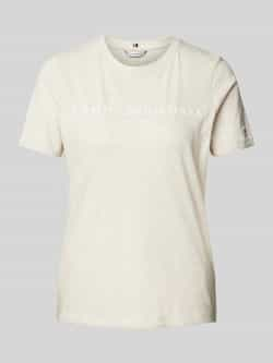 Tommy Hilfiger T-shirt REG CORP LOGO C-NK SS met een logo-opschrift