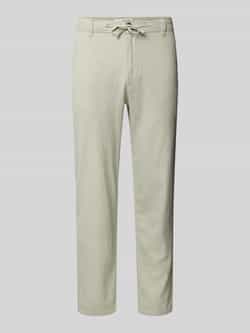 Selected Homme Slim tapered fit broek met tunnelkoord model 'Brody'