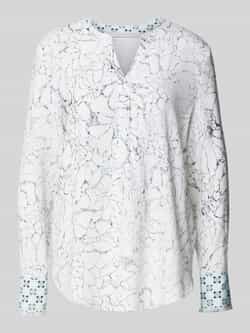 Herzensangelegenheit Relaxed fit zijden blouse met stretch