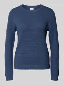 Vila Trui met ronde hals VIDALO O-NECK L S KNIT TOP- NOOS
