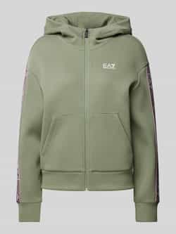 EA7 Emporio Armani Sweatjack met labelprint