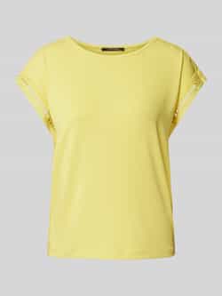 Comma T-shirt met broderie anglaise