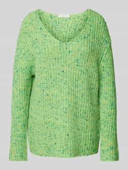 Christian Berg Woman Gebreide pullover met V-hals